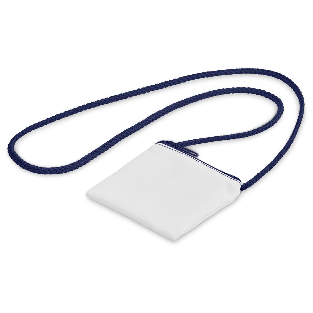 Amostra de pré-produção Hoppla Sani Tuck Money Neck Pouch