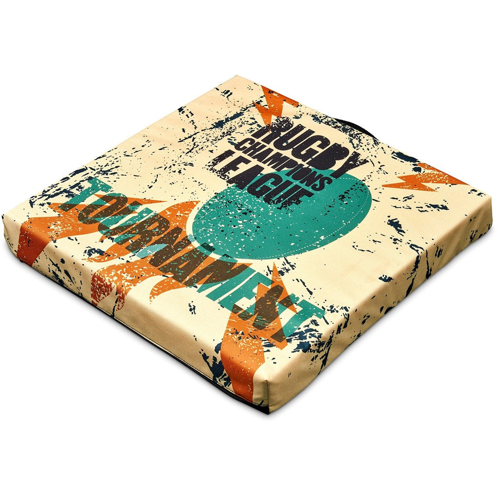 Amostra de pré-produção da almofada Hoppla Loftus Stadium