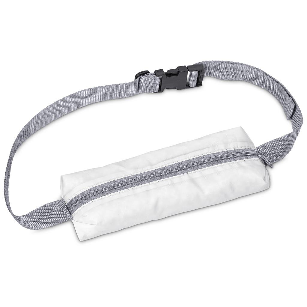 Amostra de pré-produção da bolsa de cintura Hoppla Walkie