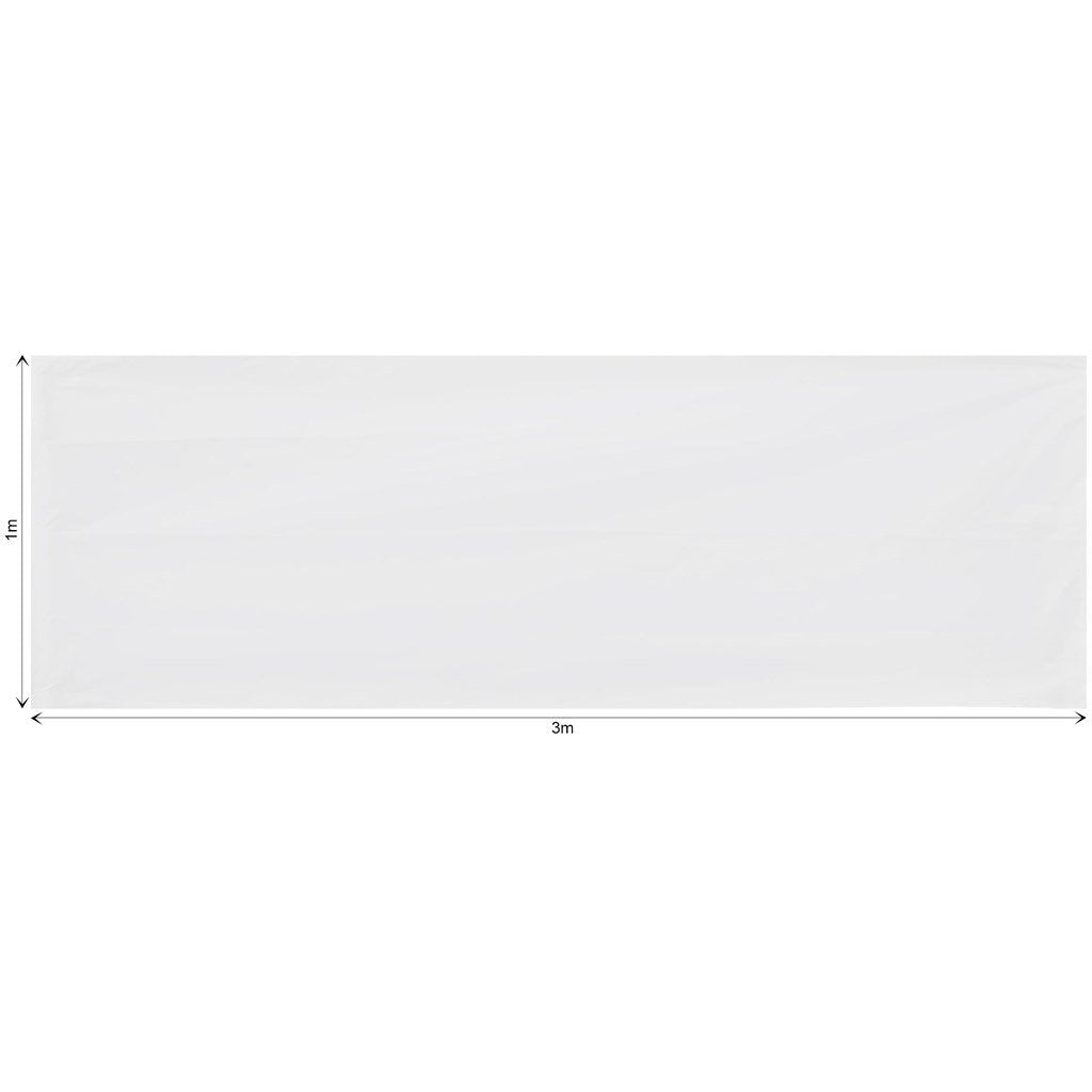 Gazebo sublimado Ovation 4,5 m x 3 m - Meia parede lateral curta (não inclui ferragens)
