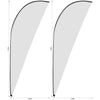 Legend 3m Sublimated Sharkfin Flying Banner Skin - Set Of 2 (Excludes Hardware)
