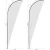 Legend 4m Sublimated Sharkfin Flying Banner Skin - Set Of 2 (Excludes Hardware)