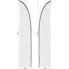 Legend 3m Sublimated Arcfin Double-Sided Flying Banner Skin (Excludes Hardware)