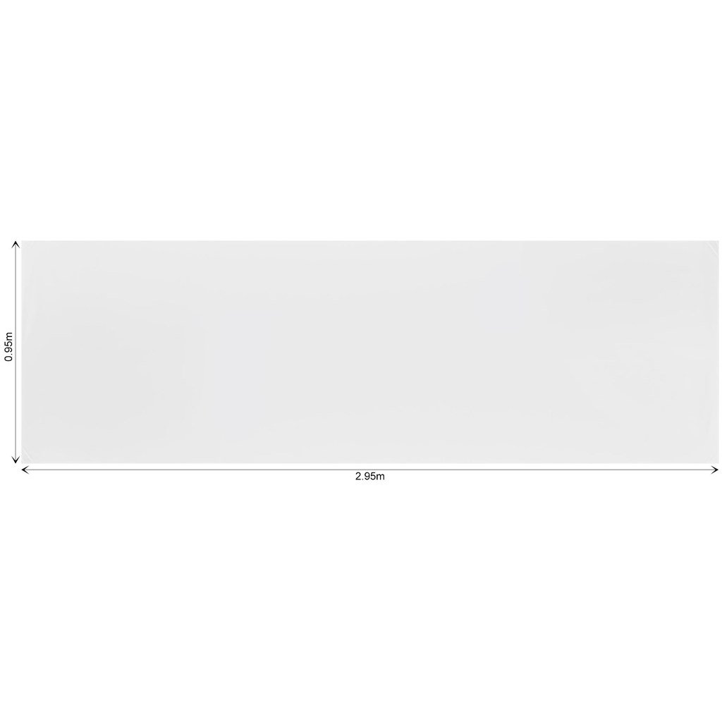 Pele de tecido sublimada Ovation em forma de A, 3m x 1m (sem ferragens)