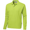 Polo de golf Zenith à manches longues pour homme - Citron vert