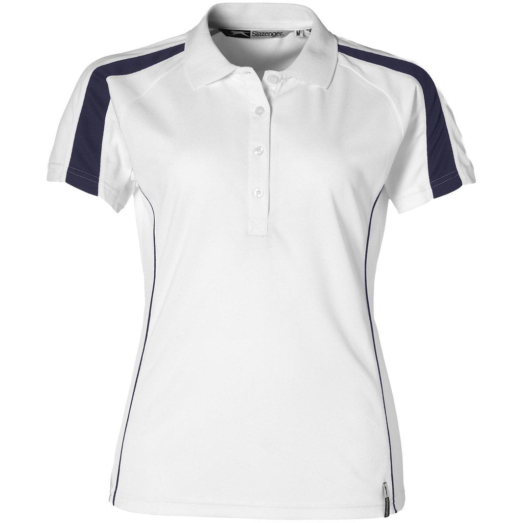 Camisola de golfe Horizon para mulher - Branca