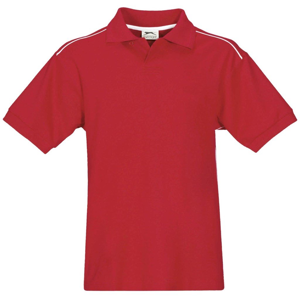Polo de golf à revers pour homme - Rouge