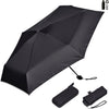 Guarda-chuva compacto de PET reciclado Serendipio Salem com bolsa em EVA