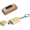 Porta-chaves para pen drive em bambu Okiyo Benkyou - 8 GB