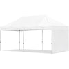 Gazebo en acier revêtu par sublimation 6 m x 3 m - 1 paroi courte pleine