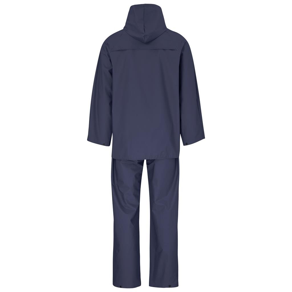 Macacão de chuva leve Hurricane em poliéster/PVC emborrachado - Azul-marinho